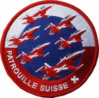 Patrouille Suisse Patch, Top Zustand! Stoff ohne Klett.