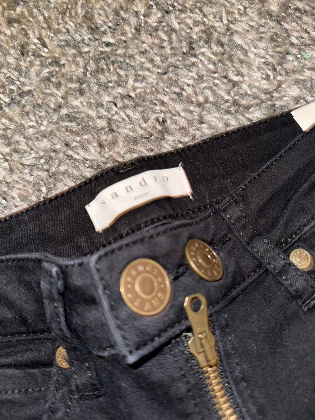 Sandro Jeans: Jeanshose von Sandro / schwarz – Usato da Sins venduto da Taschending 3