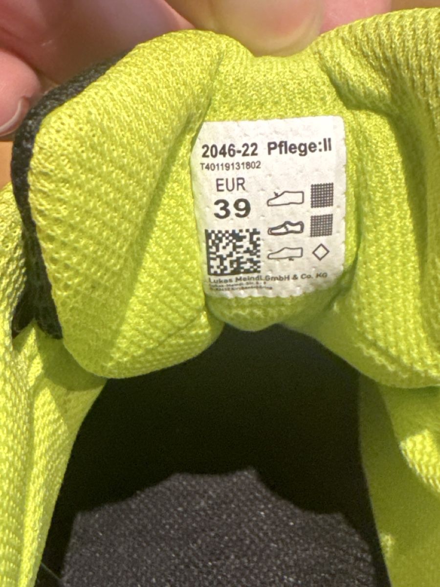 Meindl Scarpe per ragazzi: Meindl Trekkingschuhe Grösse 39 schwarz/neon – Usato da Salenstein venduto da Oliver0808 4