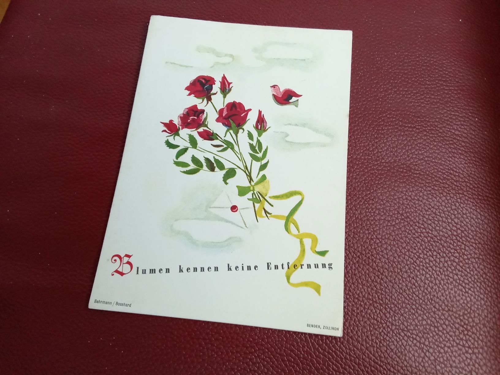 Cartoline postali: ALTE WERBUNG:FLEUROP-DIENST – Usato da Muri BE venduto da Alk 1