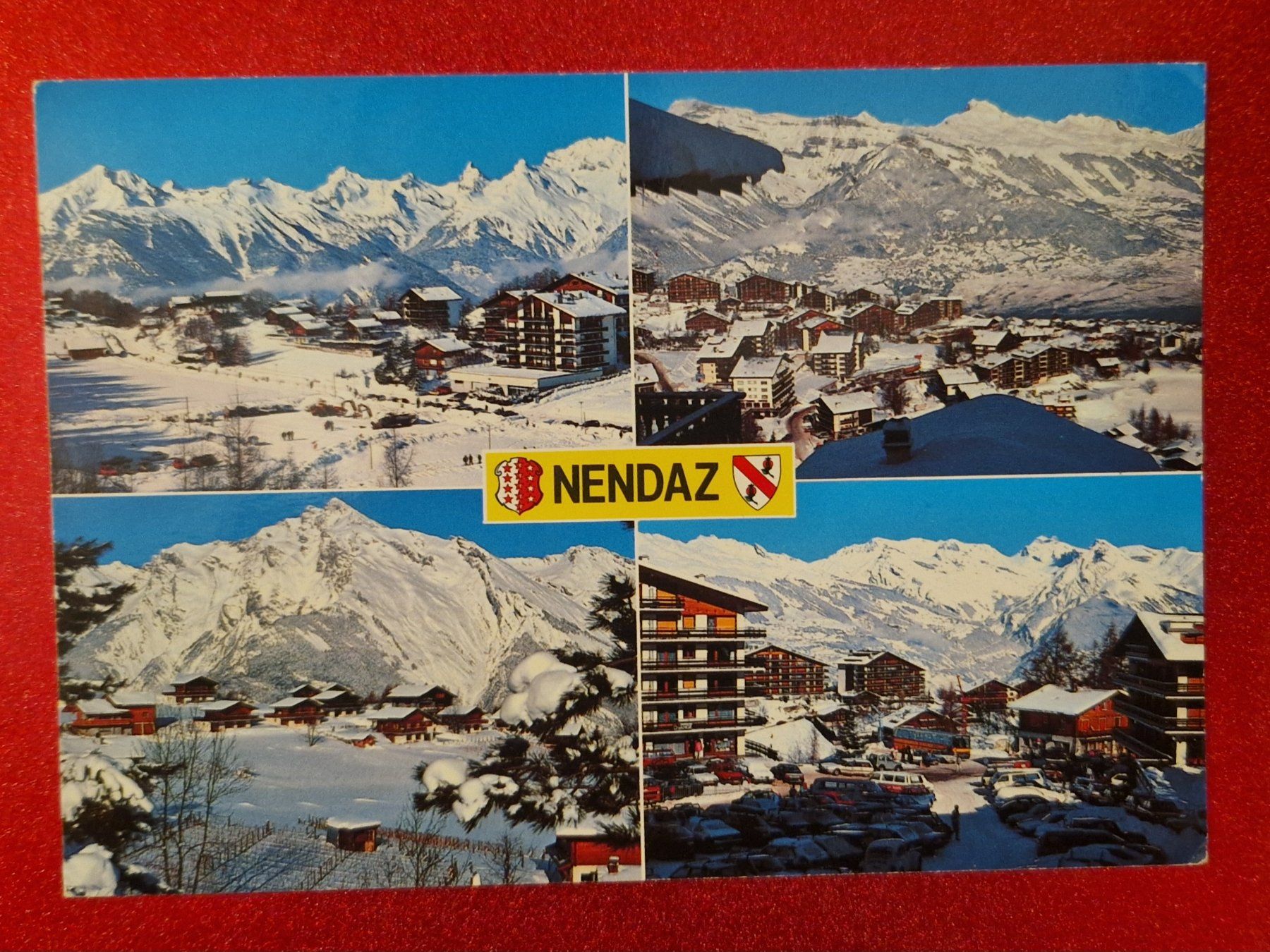 Cartoline postali: Nendaz VS, Winterlandschaft 1990 – Usato da Melchnau venduto da Arthurius