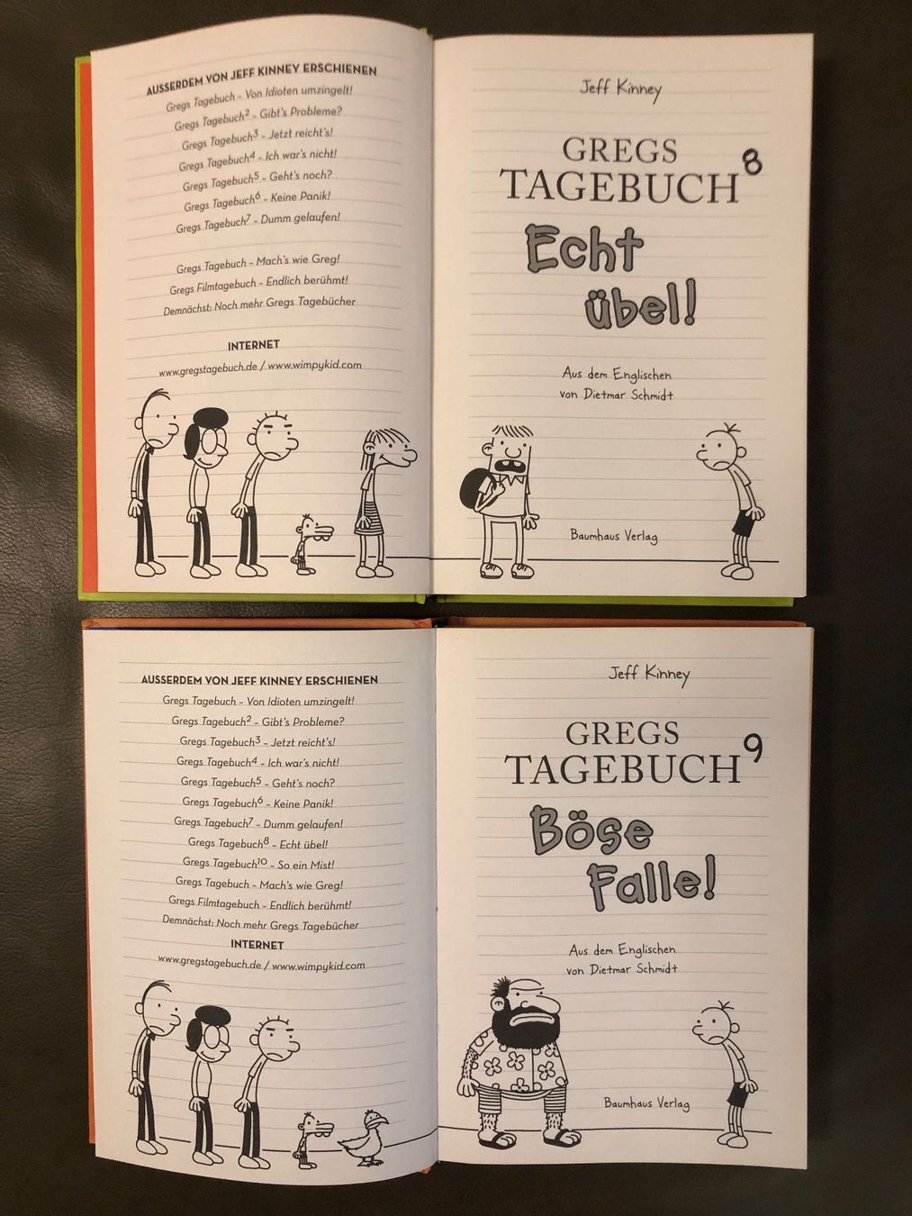 Libri: Bücher Gregs Tagebuch 8, 9 – Usato da Nunningen venduto da anclaudia 2