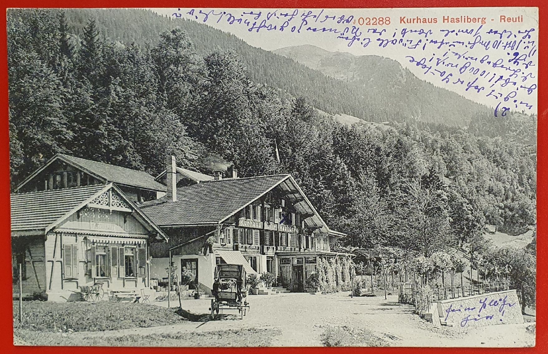 Ansichtskarten: Kurhaus Hasliberg Reuti 1911 – Gebraucht aus Kreuzlingen von Rschweiz1