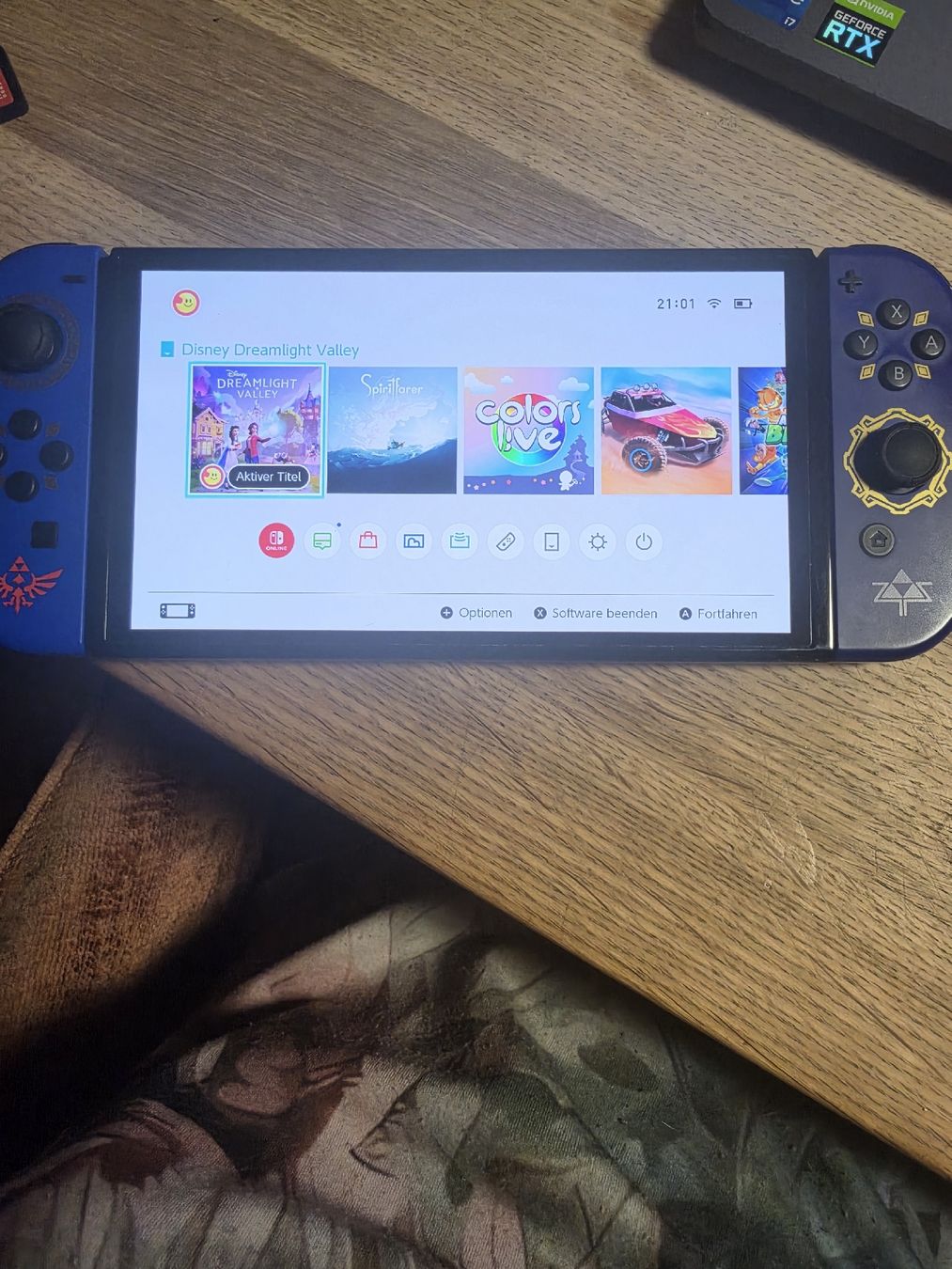 Nintendo Consoles: Switch set mit 2 Zelda Spielen – D'occasion à Luthern par Madeleine_Banz 3