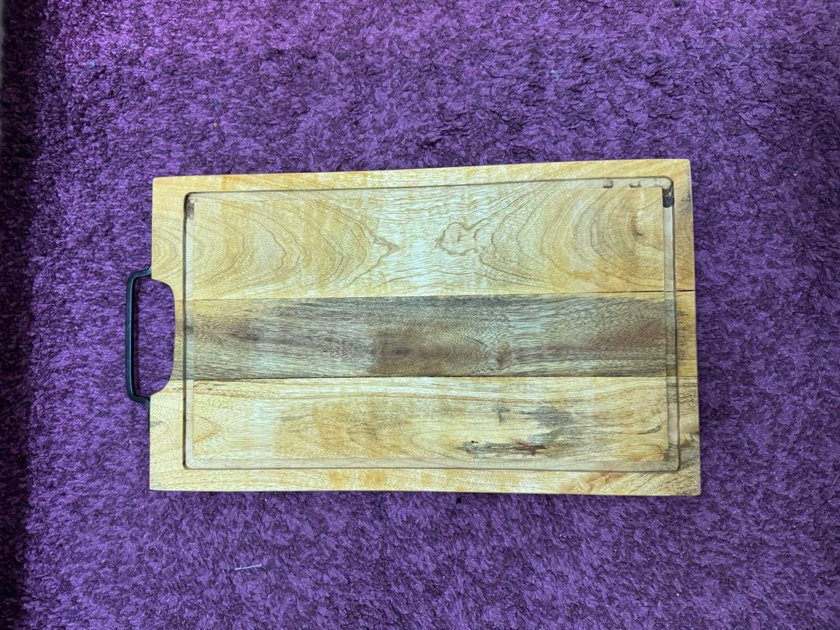 Piatti di portata: Servierplatte massiv Holz New – Nuovo (secondo la descrizione) da Zürich venduto da Privat4444