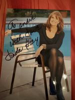 Signiertes Foto Linda Gray guter Zustand