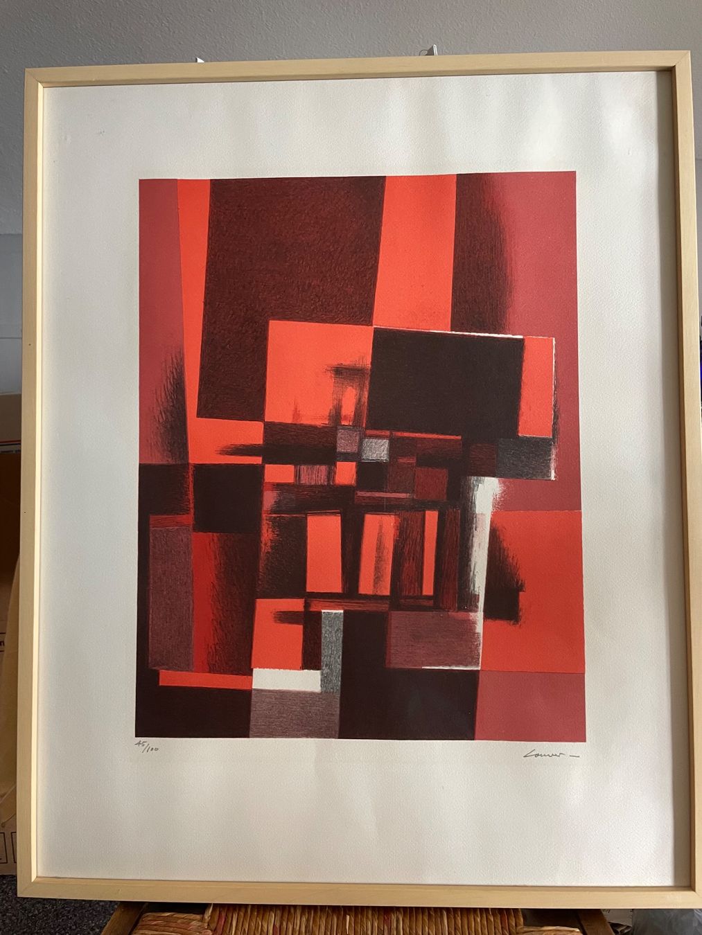 Dipinti: Claude Loewer, sérigraphie 45/100 – Usato da Granges-Marnand venduto da val_2b5z
