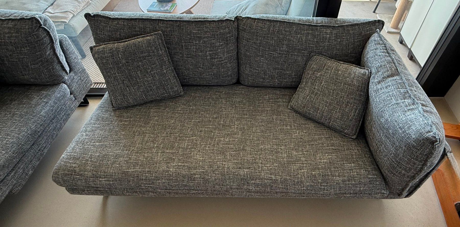 Gonser Sofas: Ecksofa Bouclé MARISA links grau – D'occasion à Weinfelden par ann_v2dp 1