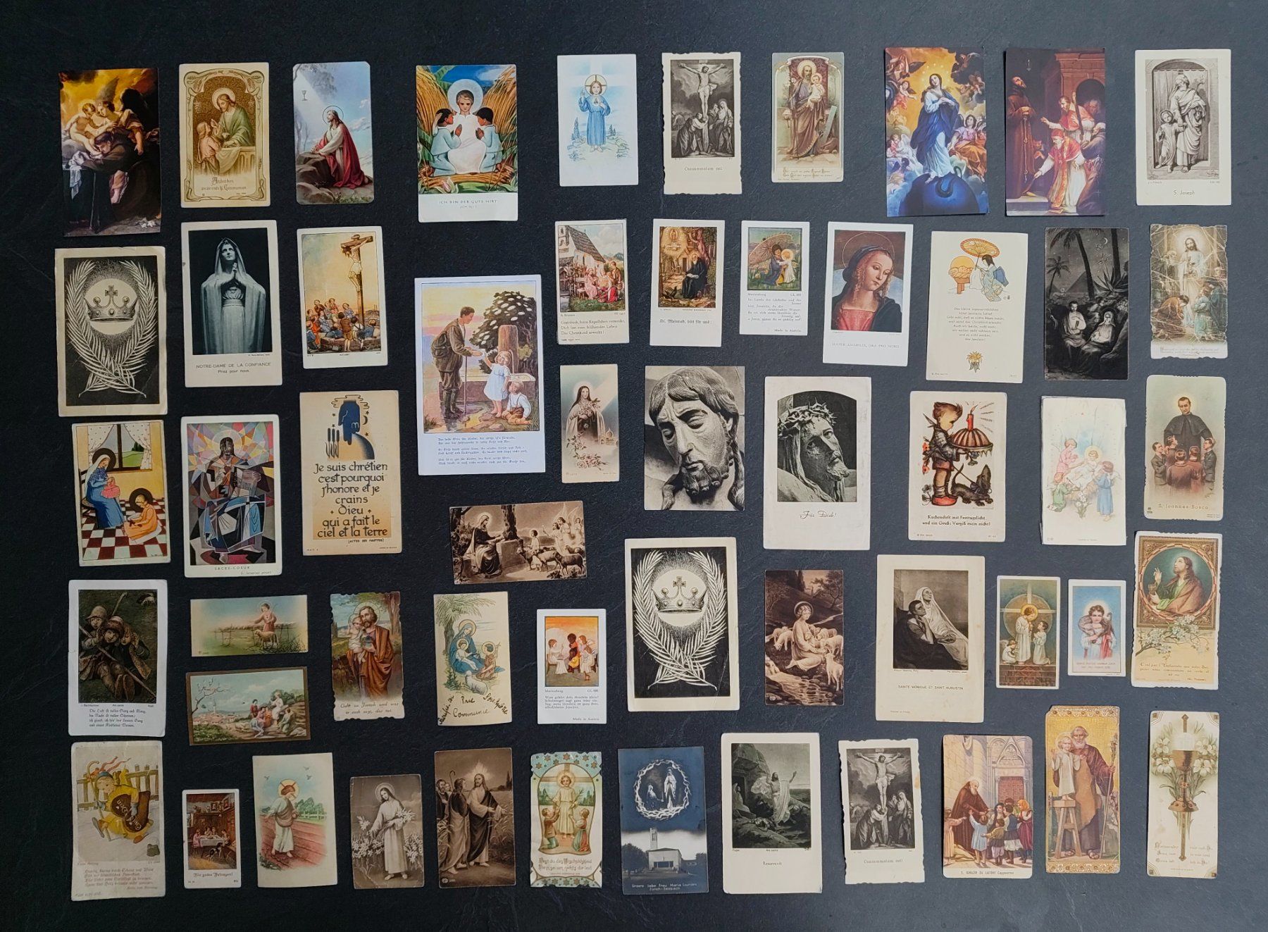 Foto & Immagini: 55x Alte Religiöse Heiligenbilder Sammlung Gebraucht – Usato da Monthey venduto da 19_karen_84