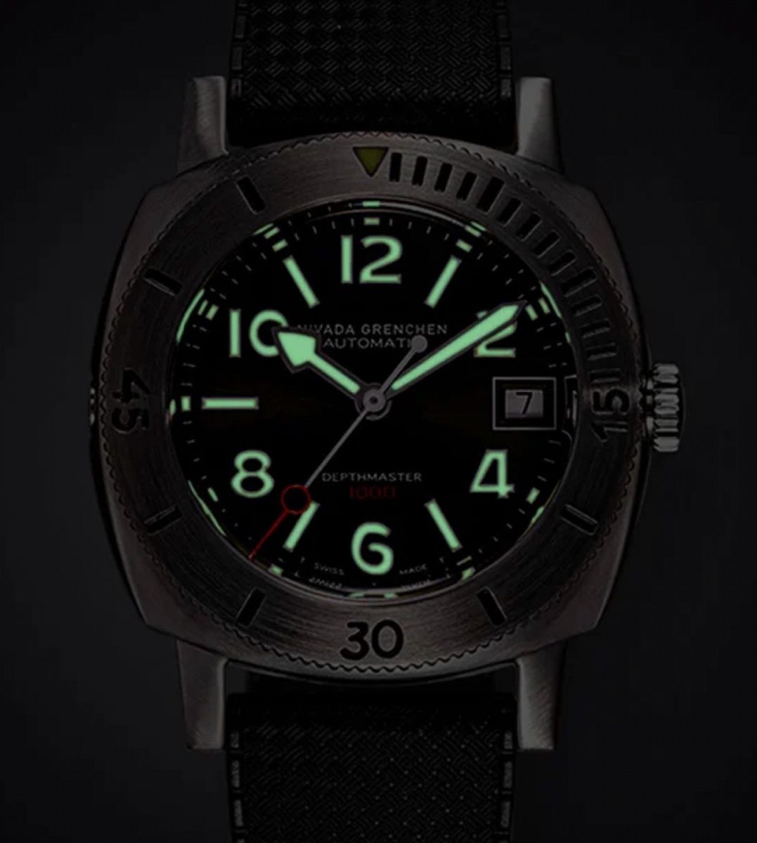 Nivada Orologi: Nivada Grenchen Uhr - Depthmaster Olive – Nuovo (secondo la descrizione) da Siebnen venduto da OGKurt 5