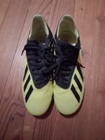 Fussballschuhe Adidas X 18.3 gelb schwarz Grösse 37.5