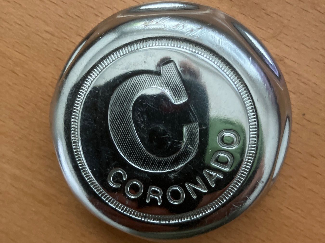 Ersatzteile: Fahrradklingel Coronado Chrom – Gebraucht aus Bichwil von Bac2