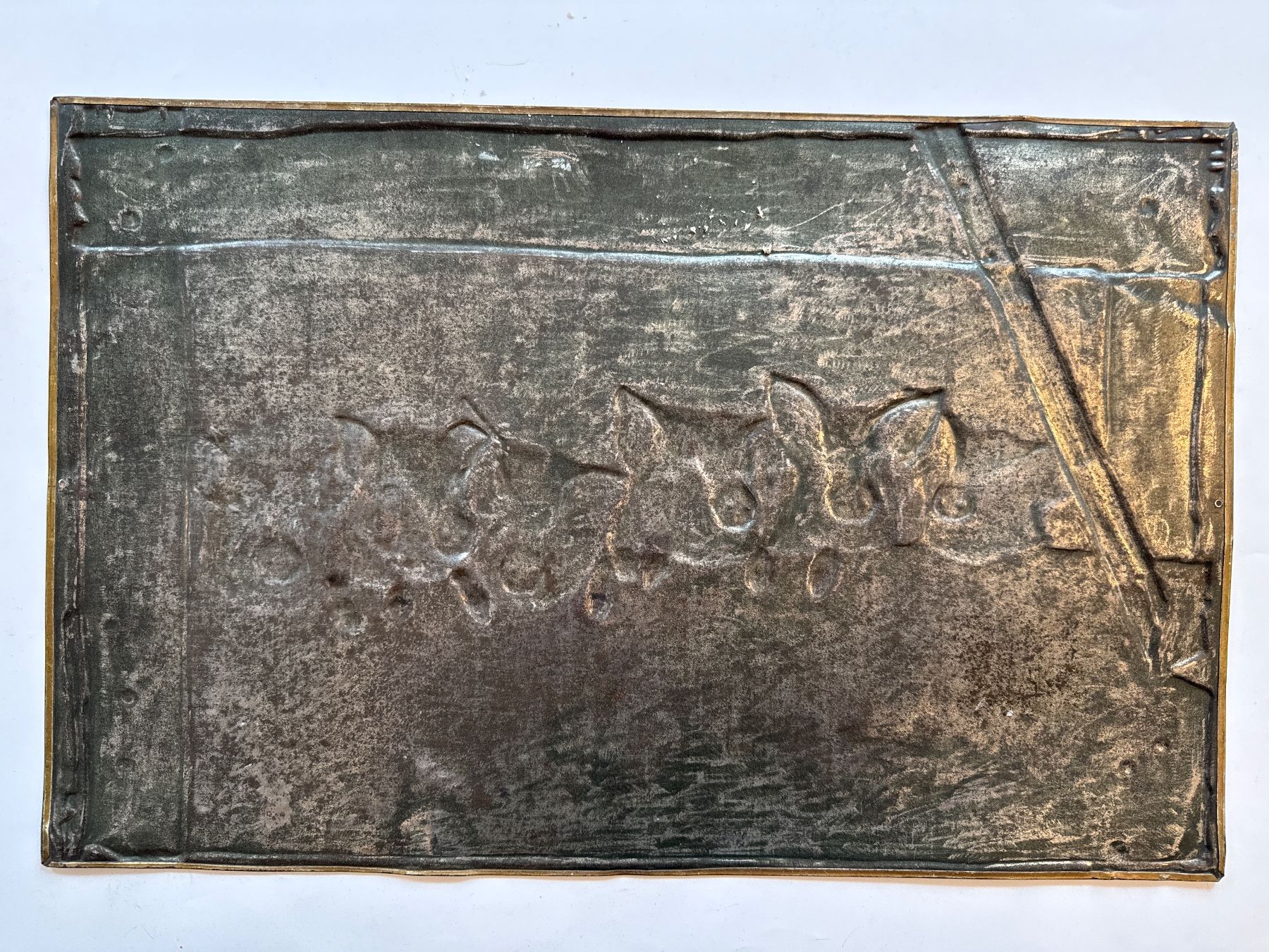 Schilder: Blechschild HERO Lenzburger Fleischwaren um 1910 – Gebraucht aus Nidau von Nintschgu 7