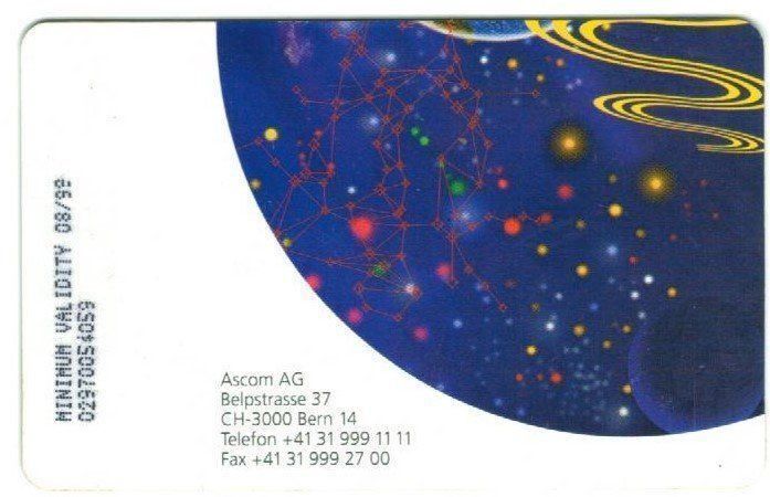 Schede telefoniche: Taxcard Chip-442 Ascom – Usato da Zürich venduto da Tolima194 1