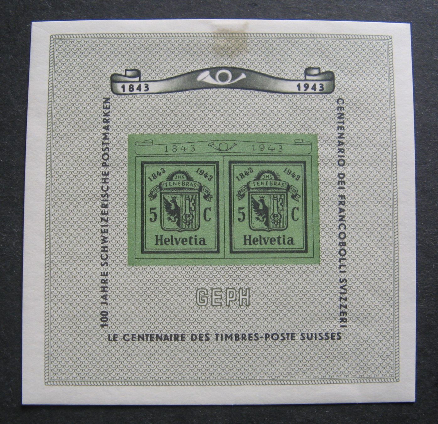 Tutti i francobolli: W18 1943 Genfer Block ungebraucht – Nuovo (secondo la descrizione) da Frauenfeld venduto da Interessent1