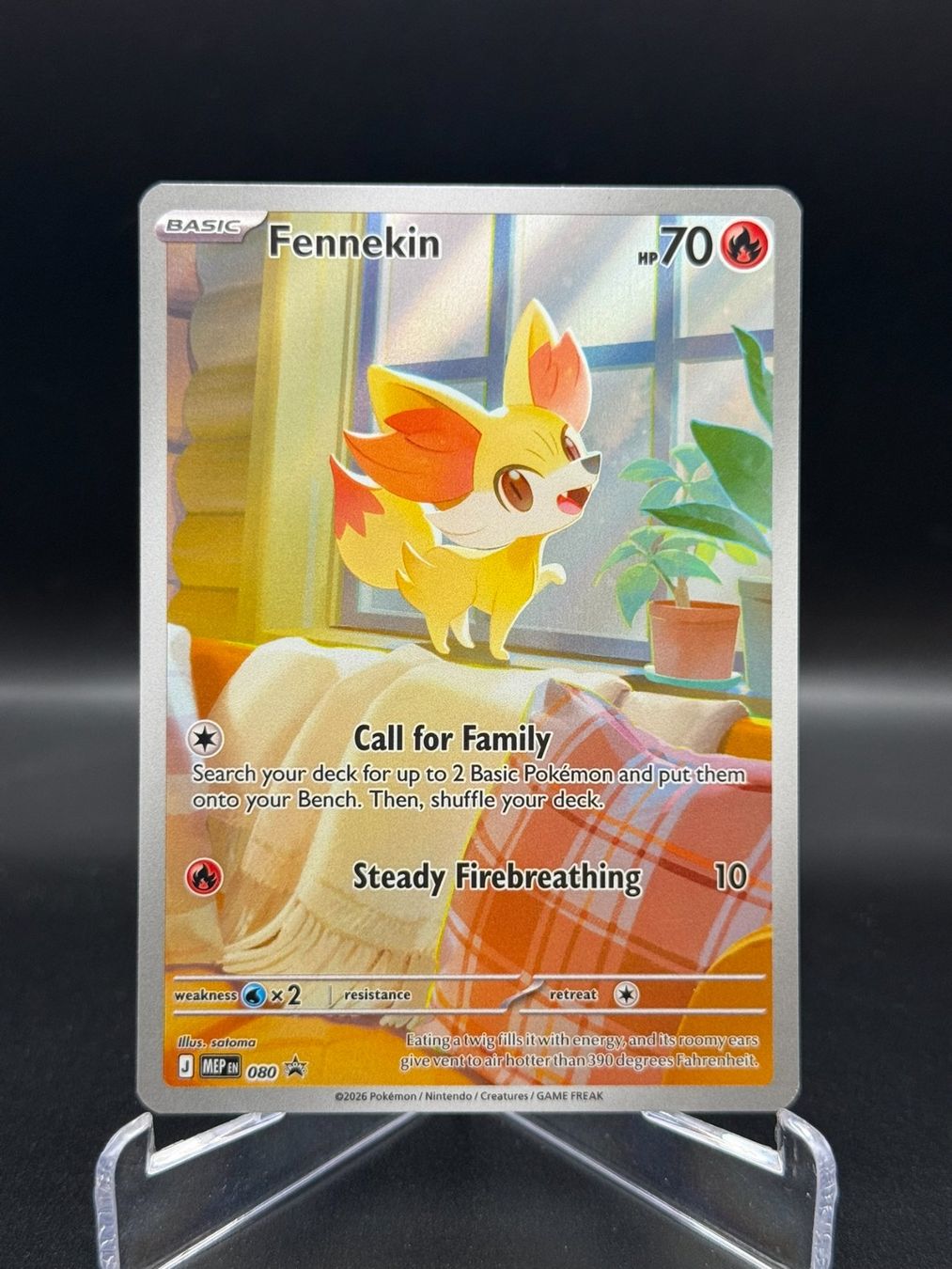 Pokémon Sammelbilder & Trading cards: Fennekin (MEP 080) - Black Star Promo – Gebraucht aus Birmensdorf ZH von SnorlaxMail