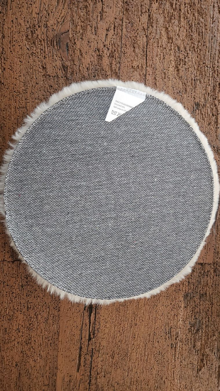 Conforama Kissen: Sitzkissen rund, beige – Neu (gemäss Beschreibung) aus Stans von sam_ctw9 1