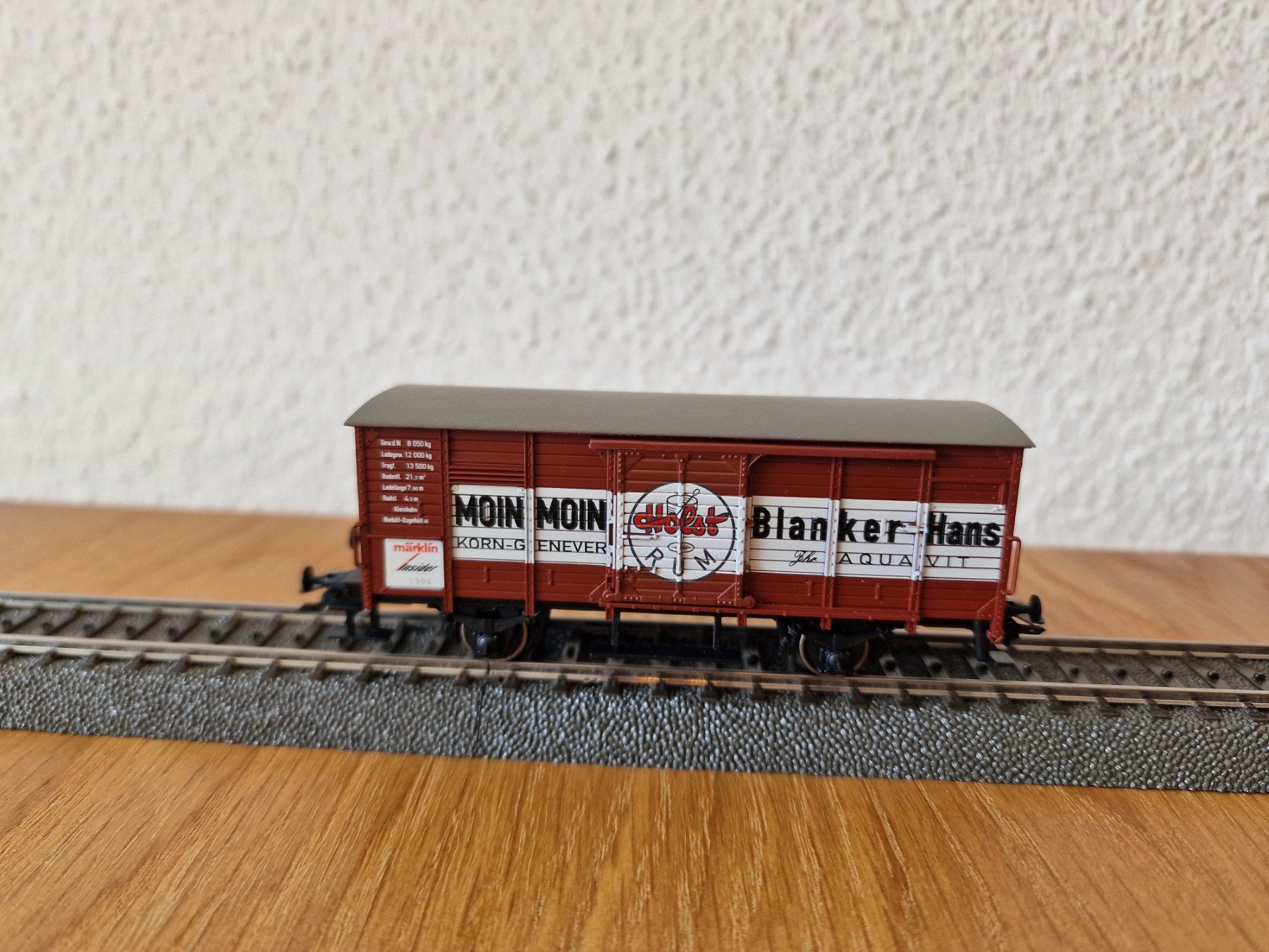 Märklin Modellini di ferrovie: Märklin Güterwagen Blanker Hans H0 – Usato da Matten b. Interlaken venduto da lor_hr9w