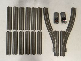 Märklin gerade Schienen und Weichen