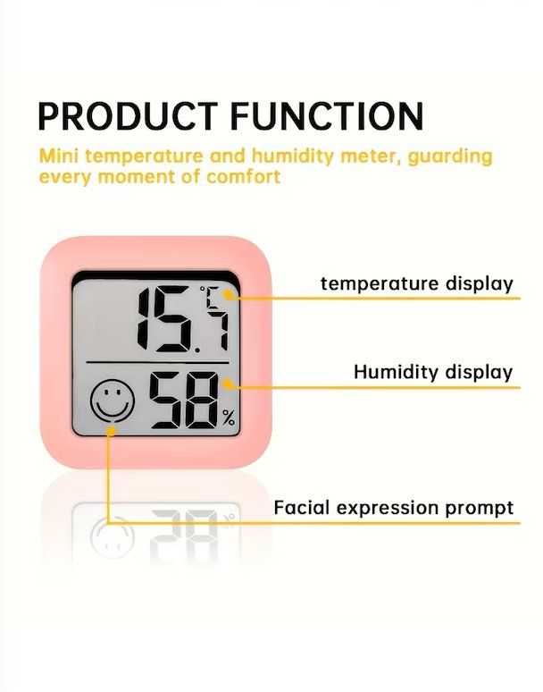 Sonstiges für Haushalt & Wohnen: Digitales Hygrometer-Thermometer, Innen- und Aussen-LCD-A – Neu und originalverpackt aus Jonen von BMWE369 2