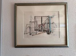 Rolf Knie, Lithographie von 1989