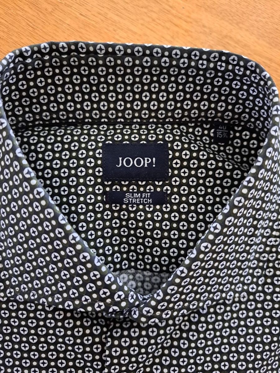 Joop Hemden: Joop Slim Fit Hemd gemustert, Gr. 40 – Neu (gemäss Beschreibung) aus Balzers von lea_sy5p 1