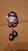 Vintage Weihnachtsmann Christbaumschmuck Glas