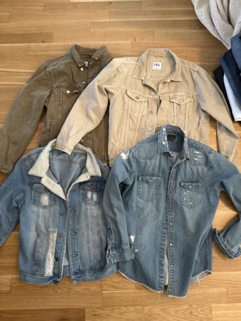 Jeans Jacken Paket ( 4 Stück) in Grösse L