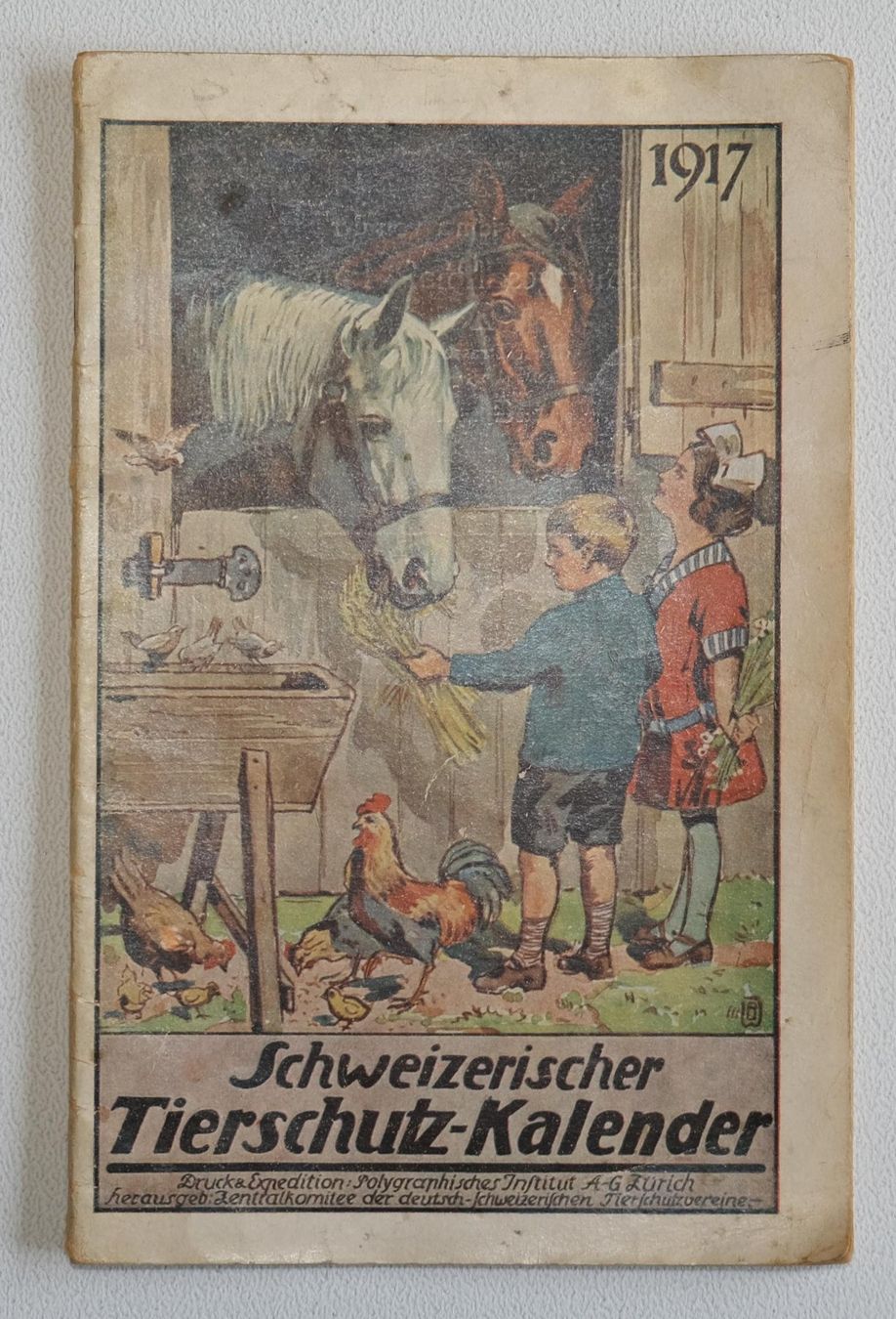 Zeitschriften & Magazine: Schweizerischer Tierschutz Kalender 1917 – Gebraucht aus Zürich von Melody2000
