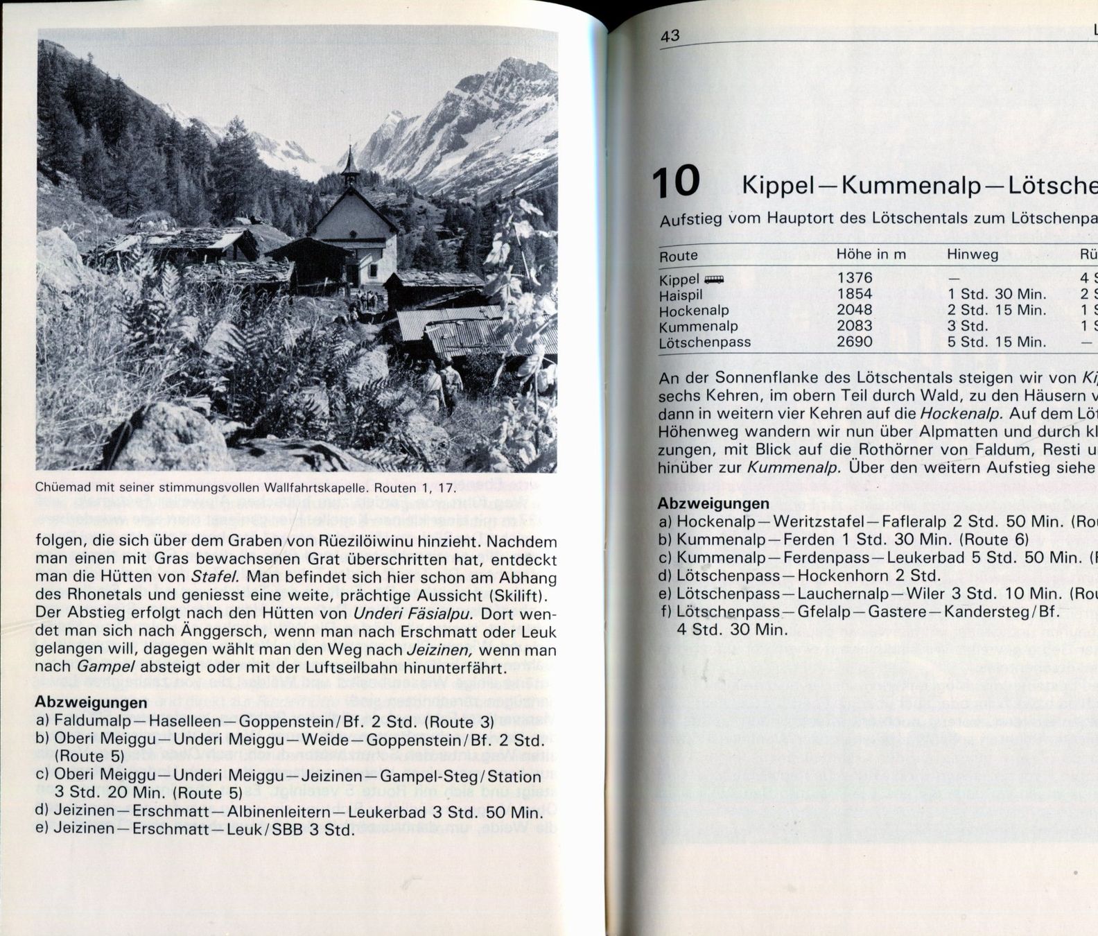 Bücher: Lötschental, Lötschberg, Wanderbuch – Gebraucht aus Aarau von Elmaar41 3