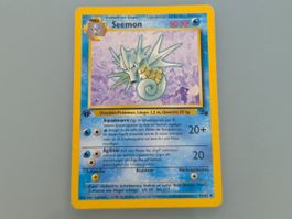 Pokémon Karte Seemon 42/62 | Fossil Set | 1. EDITION Vintage