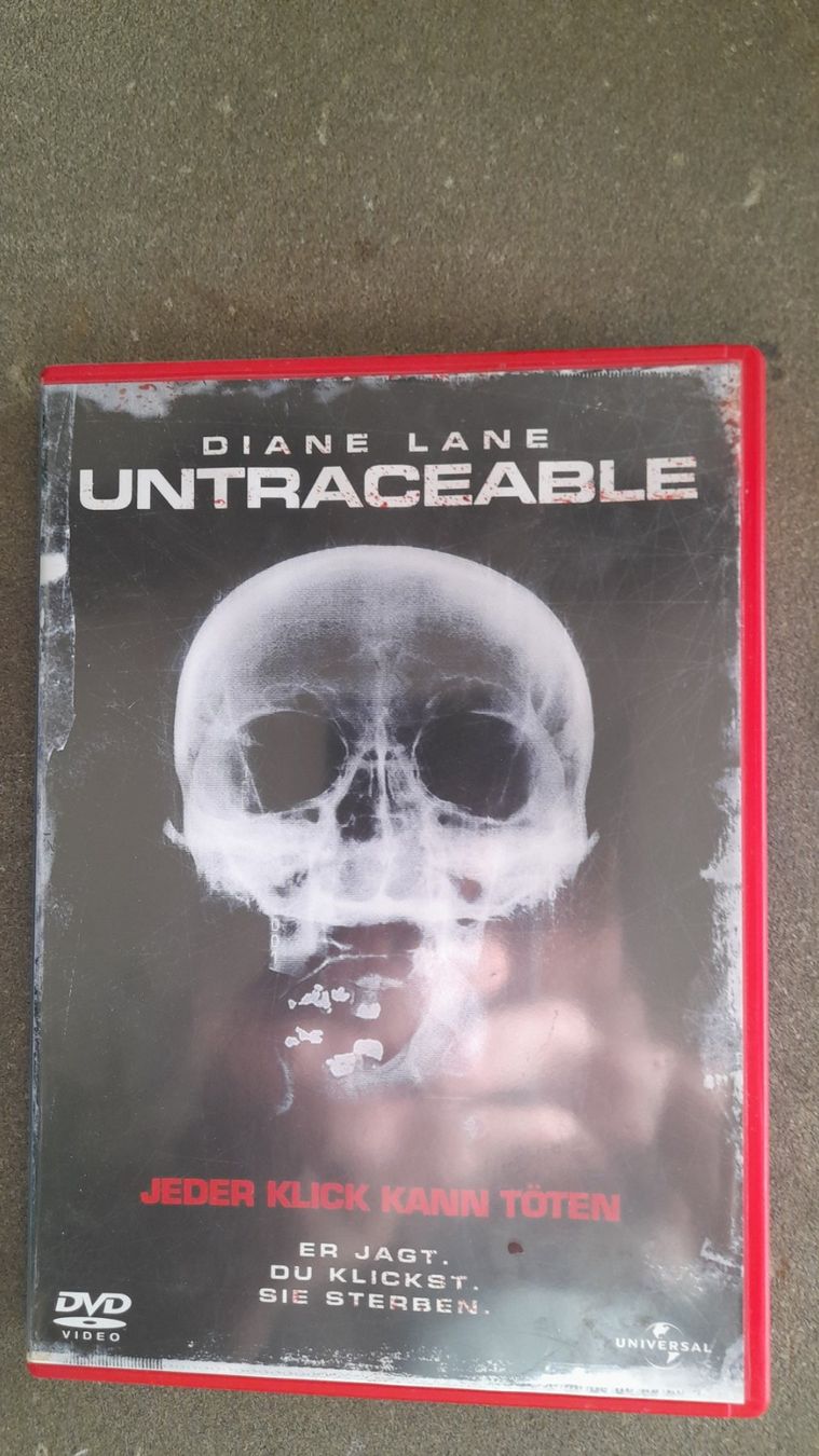 Alle DVDs: UNTRACEABLE   DVD – Gebraucht aus Wetzikon ZH von Ramones01