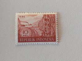Briefmarke: Republik Indonesien, 10 Sen