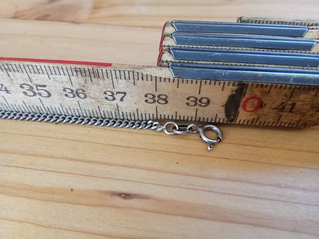 Catenine: Silber 925 Panzer Halskette 40 cm / 2 mm – Usato da Bern venduto da De_Boris 1