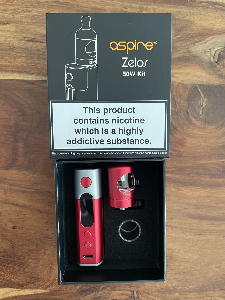 Aspire Altri Prodotti per fumatori: Aspire Zelo 50W Kit ohne Ladekabel. – Usato da Pfäffikon ZH venduto da mar_r8bc