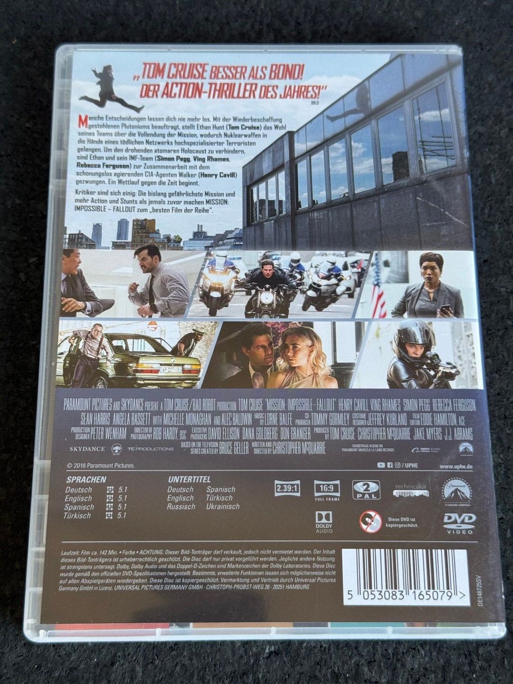 Tous les DVDs: Mission:Impossible FALLOUT DVD DE/EN/SP/TK  Tom Cruise – D'occasion à Fribourg par tschjoly 1