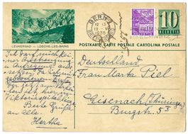1936 Bildpostkarte Nr. 137-030 Bild LEUKERBAD, gest. Bern