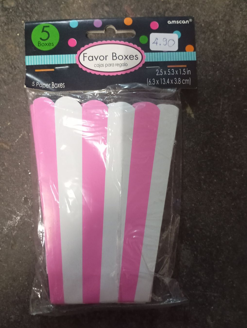 Toutes les décorations: 5 Popcorn Schachteln Pink – Neuf avec emballage d'origine à Winterthur par pjuma01
