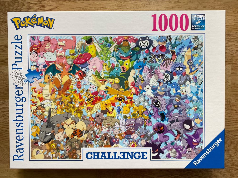 Puzzle Pokémon 1000 Pièces Ravensburger - Aventure Pokémon - Dès 14 Ans - Qualité Supérieure