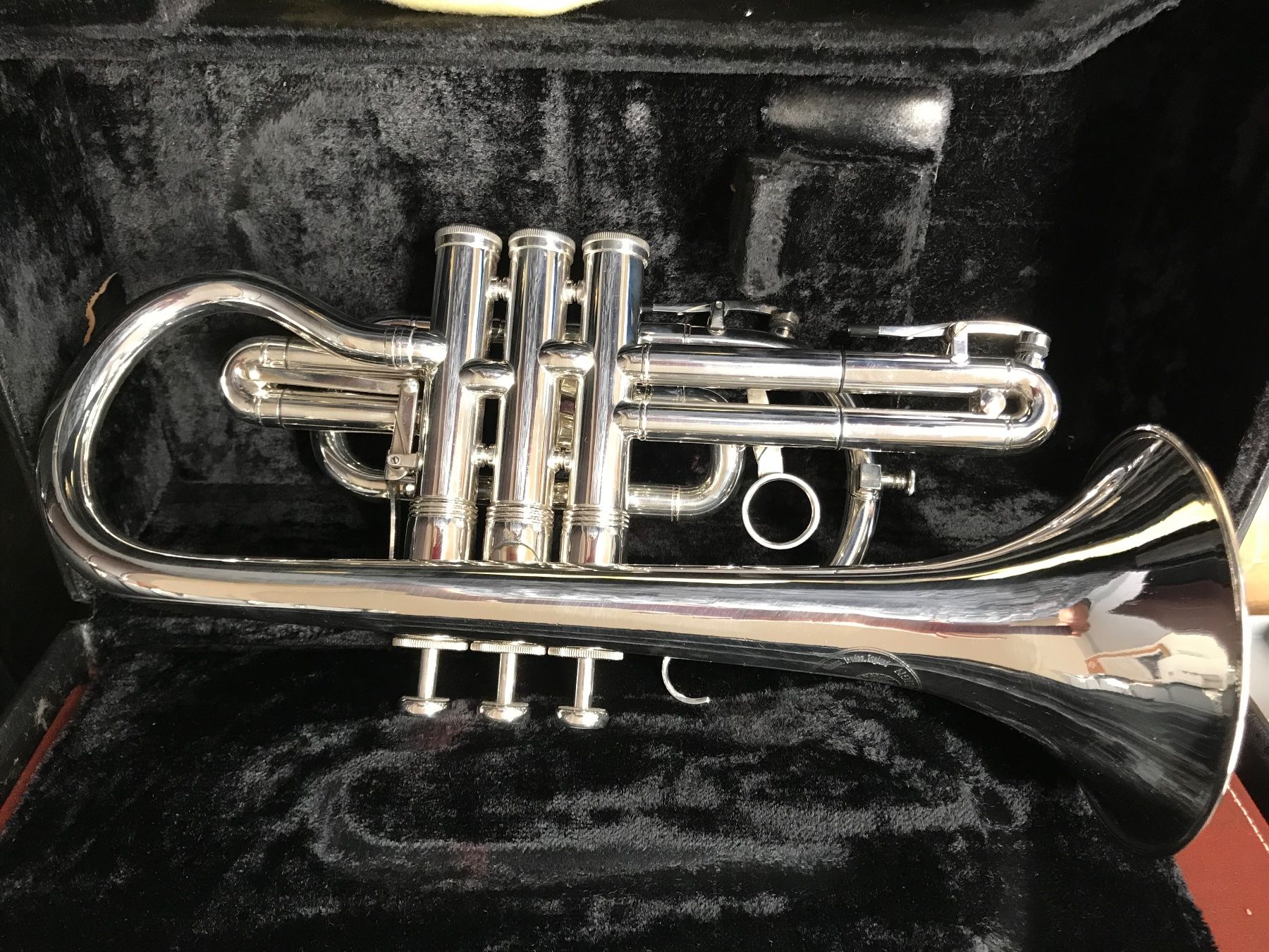 Strumenti musicali: B-Cornet Sovereign mit Trigger und Koffer – Usato da Trimbach venduto da Danius 2