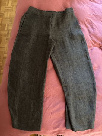 Pantalon lin 100% neuf, Massimo Dutti, taille 42