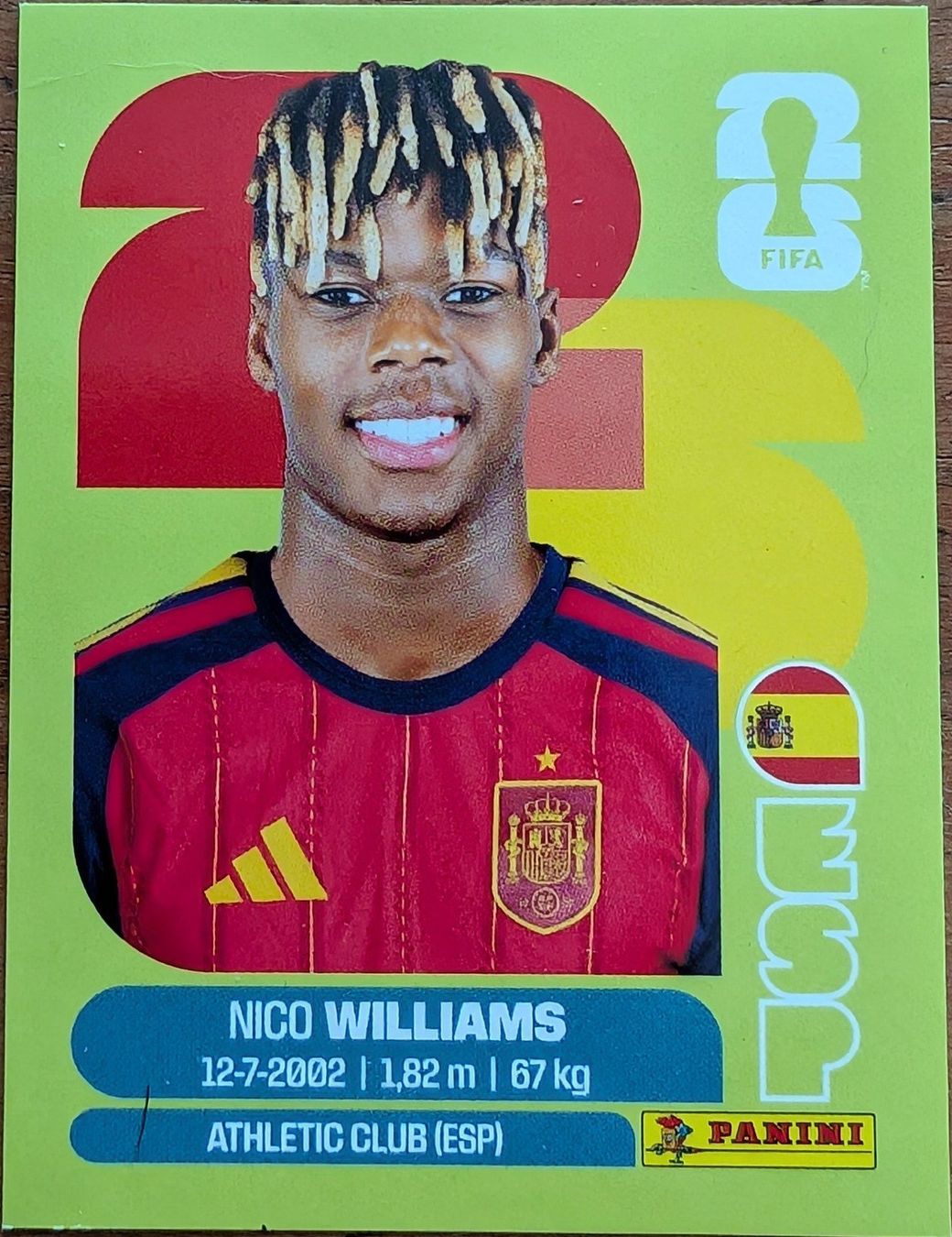 Panini Carte collezionabili: wm 2026 panini bild nico williams ESP 17 – Nuovo (secondo la descrizione) da Zürich venduto da Milk-and-Chicken