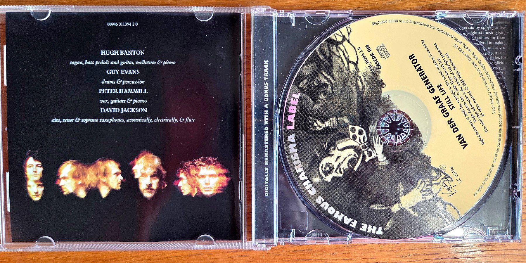 CDs: Van der Graaf Generator - Still Life - Remastered – Neu (gemäss Beschreibung) aus Biberist von Beaver58 1