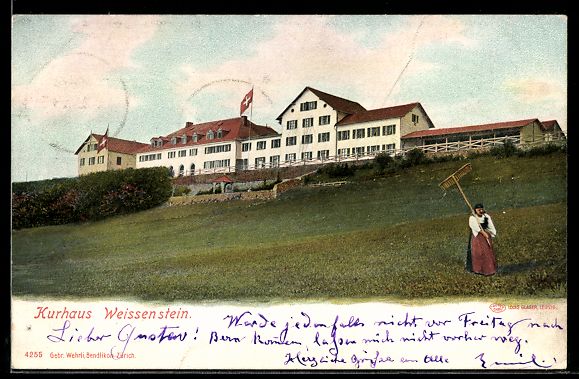 Cartoline postali: AK Weissenstein, Kurhaus Weissenstein – Usato da Berlin venduto da bartko-reher
