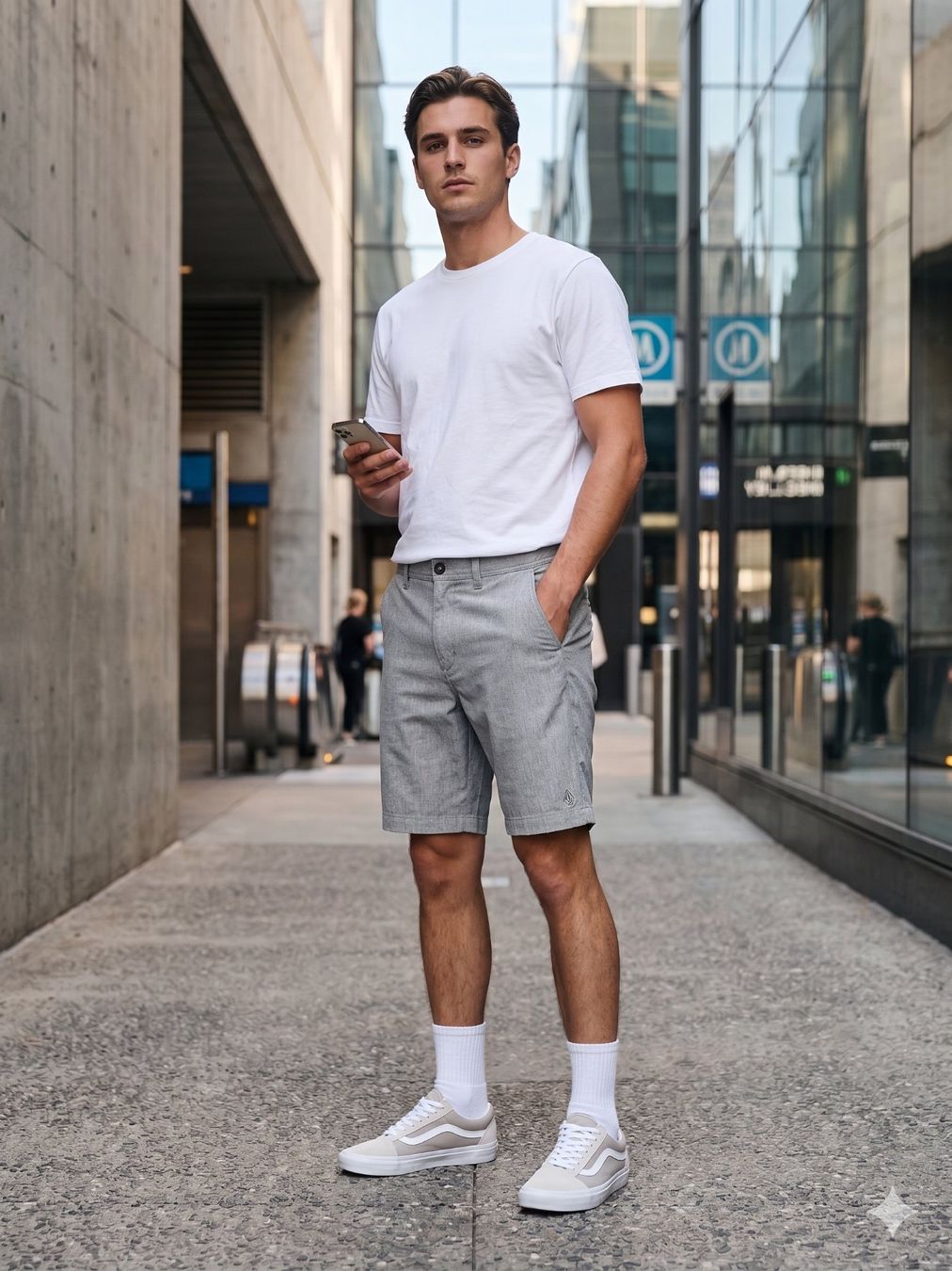 Volcom Pantaloni: Volcom Shorts grau, vintage – Usato da Burgdorf venduto da Roman.Bichsel