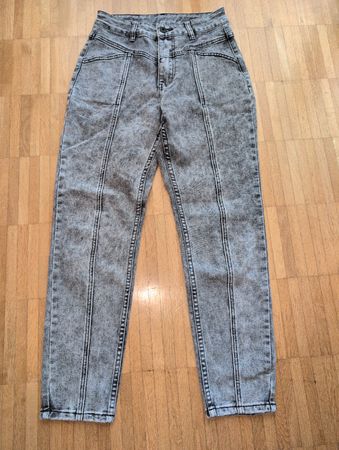 Jeans Used Acid Wash Grösse ca. 158/164