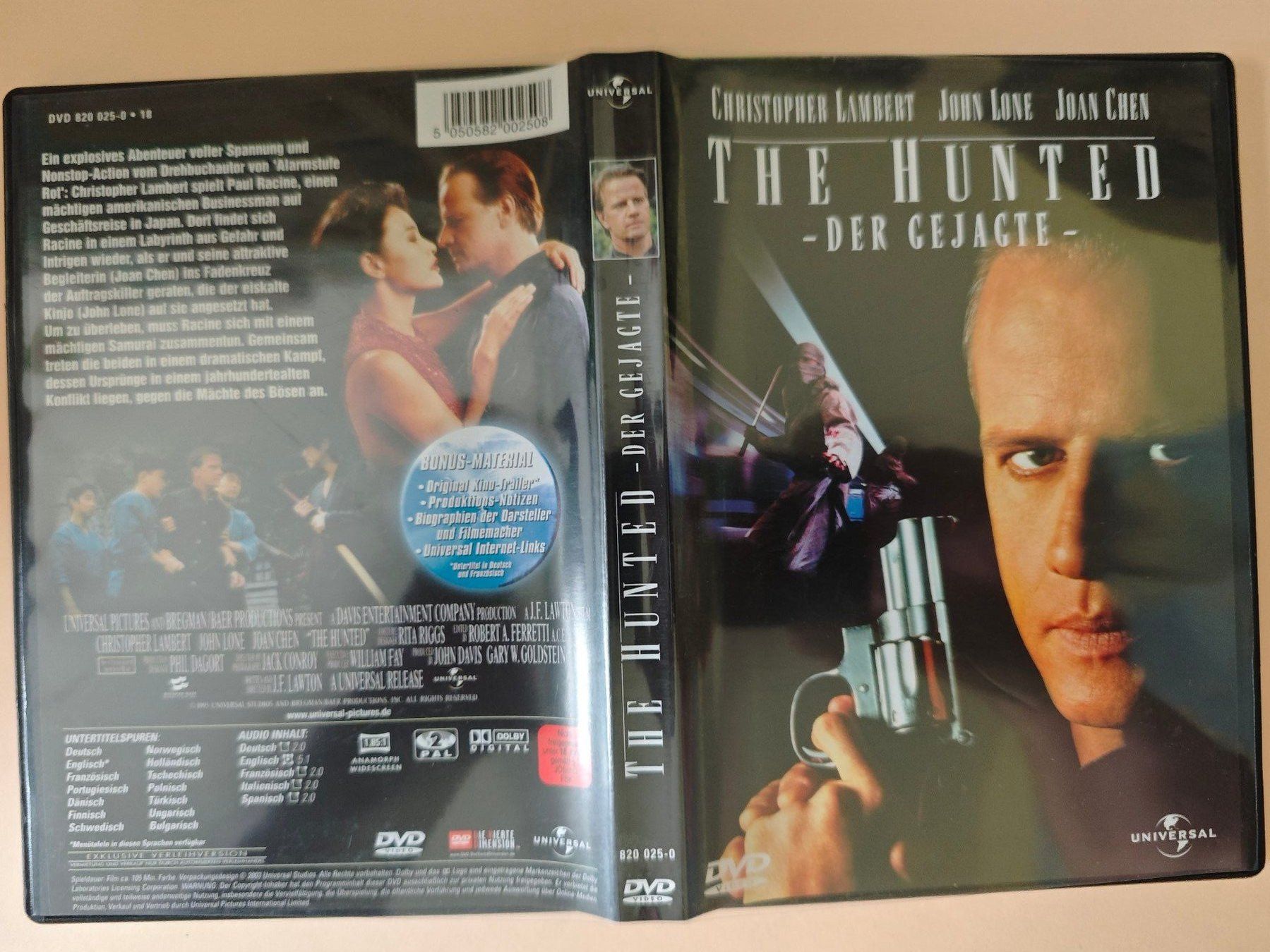Tutti i DVDs: The Hunted - Der gejagte – Usato da Laufenburg venduto da Toni5010