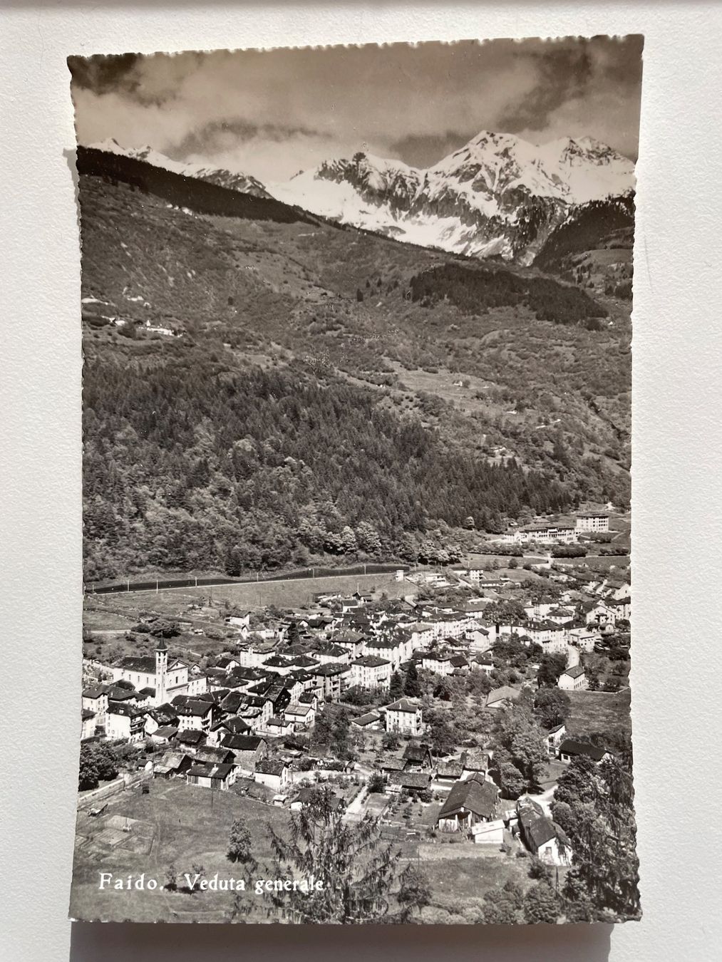 Cartoline postali: Faido panorama – Usato da Faido venduto da Fusnengo