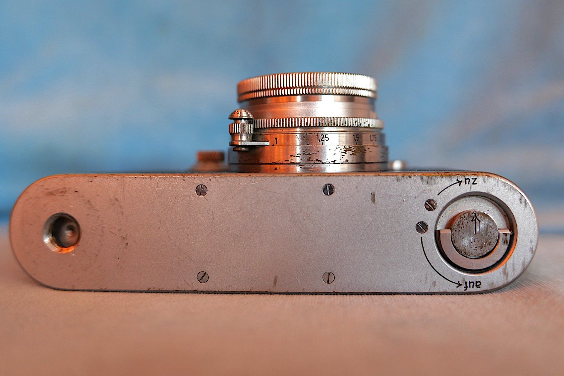 Leica Fotocamera: Leica IIIb 1939 Summitar 1:2/50 + Etui – Usato da Zürich venduto da Kalla36 4