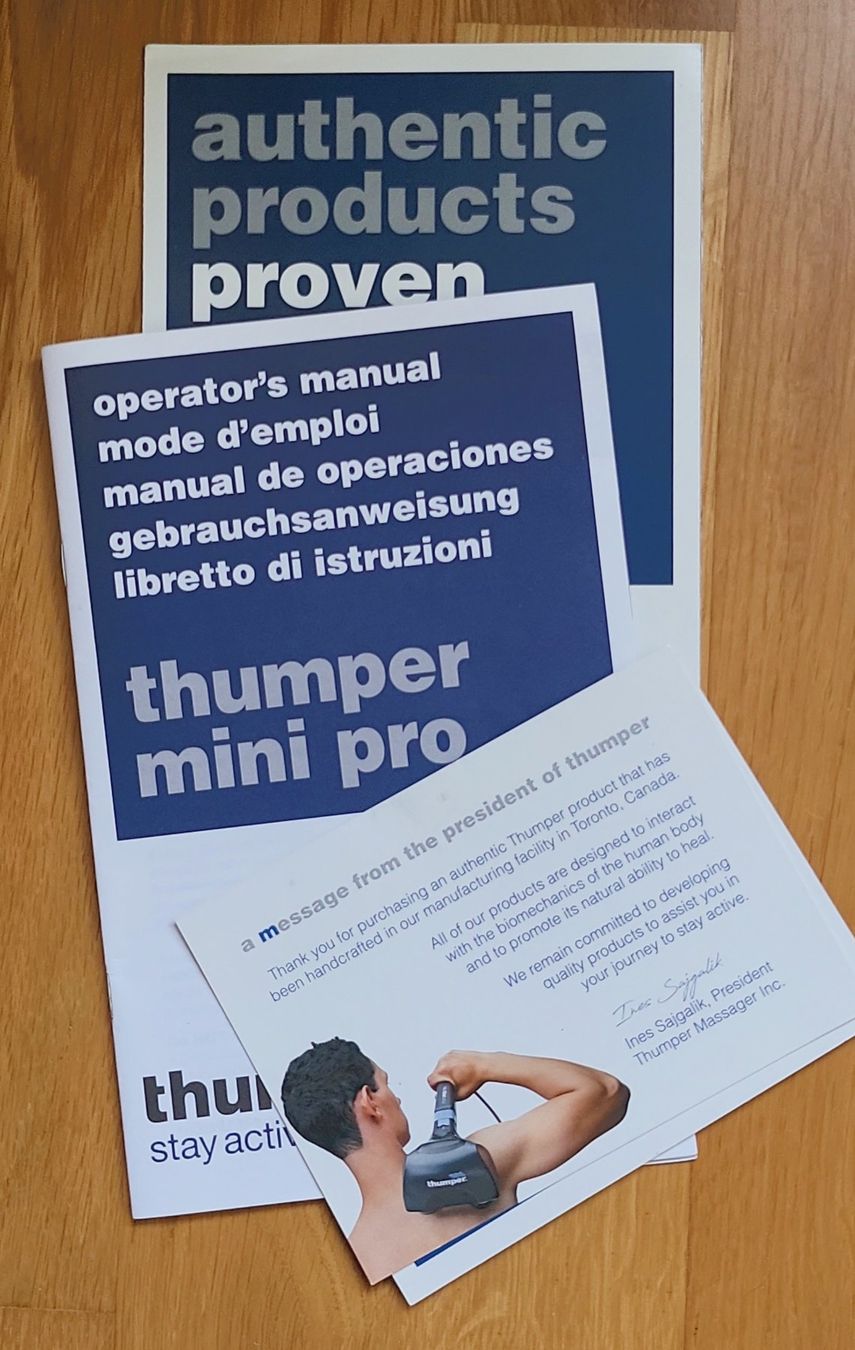 Dispositivi per massaggi: Massagegerät Thumper Mini Pro schwarz – Usato da Muttenz venduto da Mithrur 5